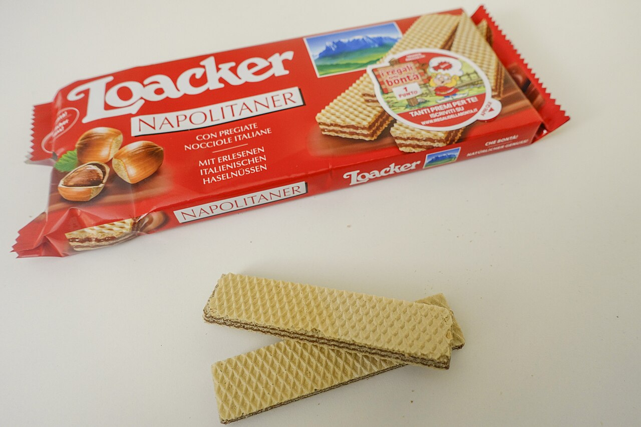 Packaging wafer nocciola Loacker