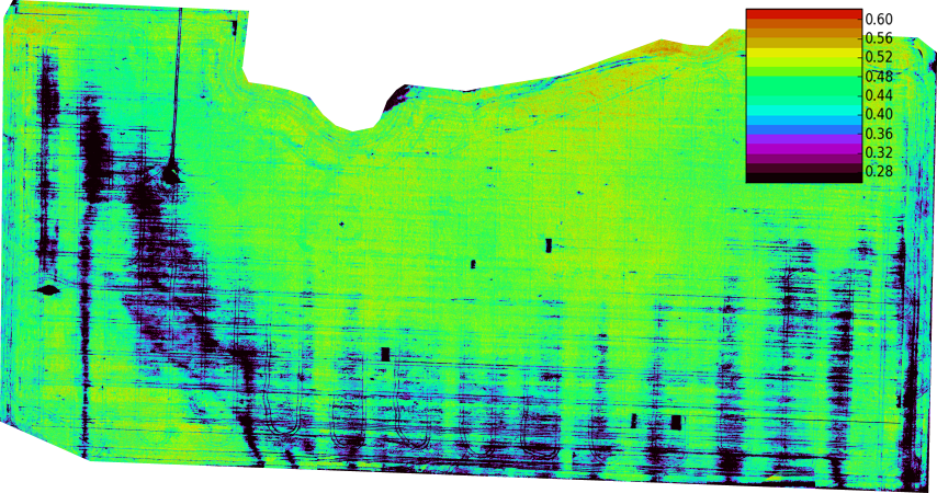 Mappa digitale dell'umidità del suolo per l'agricoltura di precisione
